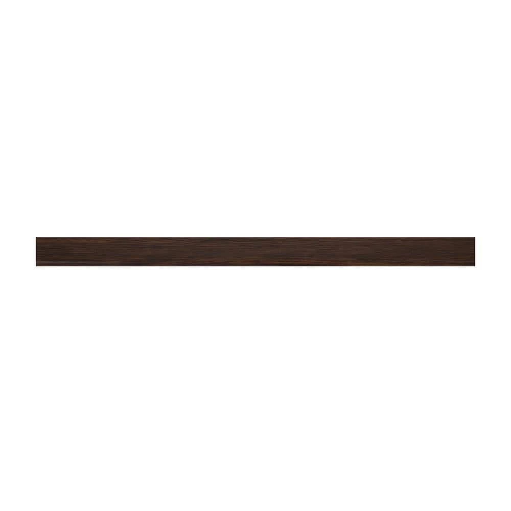 Antique Mahogany 3/4 in. T x 2.75 in. W x 94 in. L Stair Nose Vinyl Molding by A&A Surfaces 5 Antique Mahogany 3/4 in. T x 2.75 in. W x 94 in. L Stair Nose Vinyl Molding by A&A Surfaces - Image 3