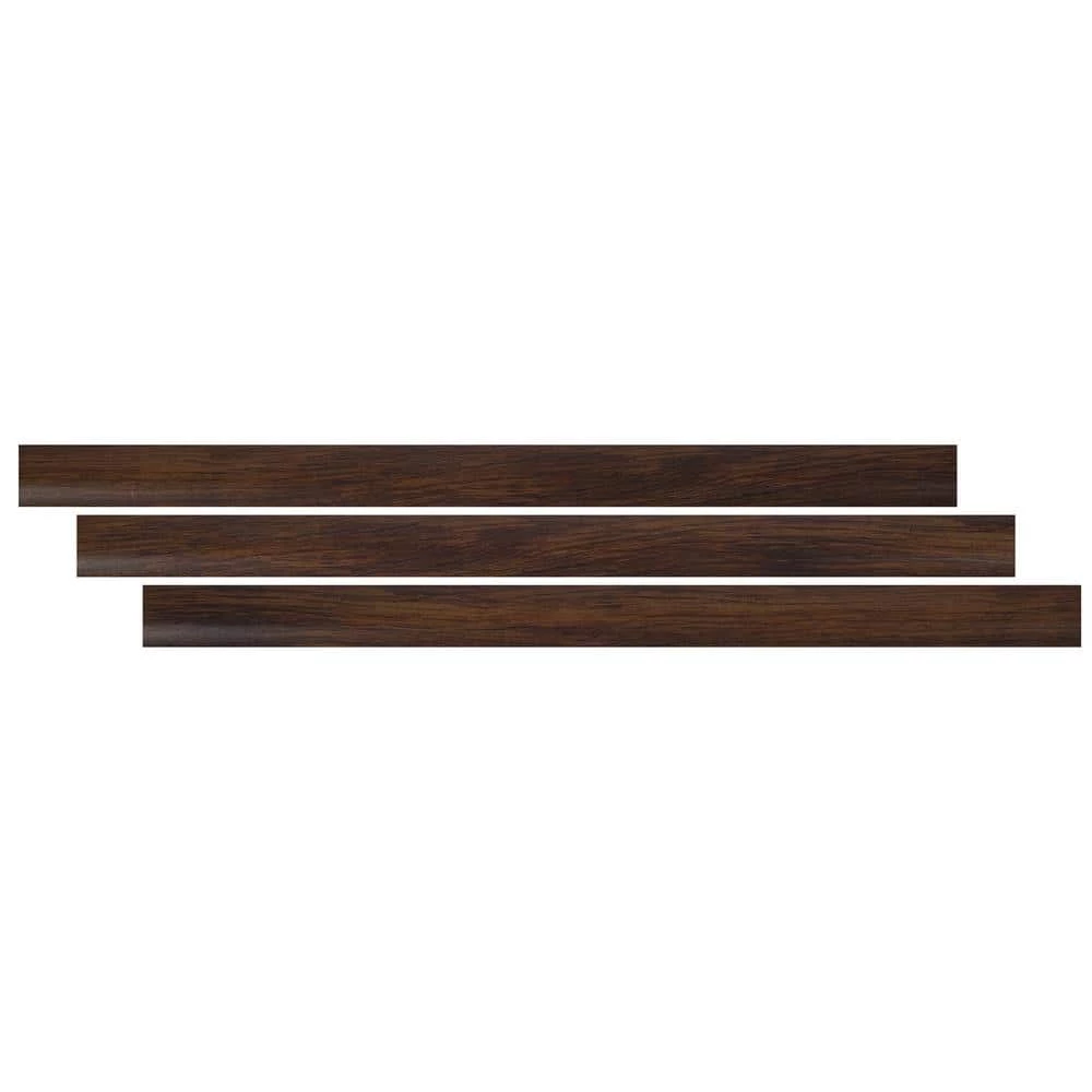 Antique Mahogany 0.3 in. T x 1.77 in. W x 94 in. L Luxury Vinyl Reducer Molding by A&A Surfaces 6 Antique Mahogany 0.3 in. T x 1.77 in. W x 94 in. L Luxury Vinyl Reducer Molding by A&A Surfaces - Image 4