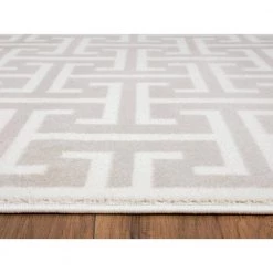 Arto Beige 5 ft. 3 in. x 7 ft. 6 in. Abstract Polypropylene Area Rug by Abani -Abani Sales beige abani area rugs art160a 5 1f 1000