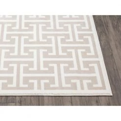 Arto Beige 5 ft. 3 in. x 7 ft. 6 in. Abstract Polypropylene Area Rug by Abani -Abani Sales beige abani area rugs art160a 5 c3 1000