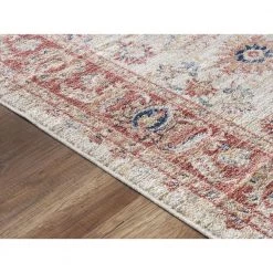 Babylon Beige 5 ft. 3 in. x 7 ft. 6 in. Oriental Polypropylene Area Rug by Abani -Abani Sales beige abani area rugs byl110a 5 1f 1000