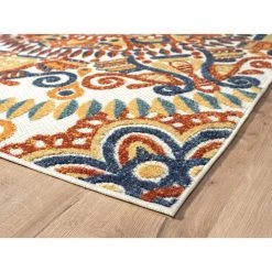 Hampton Beige 6 ft. x 9 ft. Abstract Polypropylene Area Rug by Abani -Abani Sales beige abani area rugs ham110a 6 c3 1000