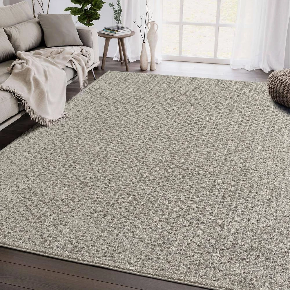 Layla Beige 5 ft. 3 in. x 7 ft. 6 in. Abstract Polypropylene Area Rug by Abani 11 Layla Beige 5 ft. 3 in. x 7 ft. 6 in. Abstract Polypropylene Area Rug by Abani - Image 9