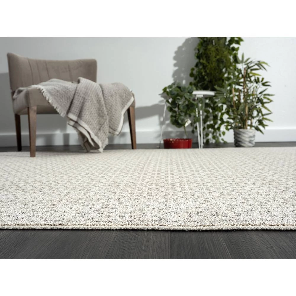 Layla Beige 5 ft. 3 in. x 7 ft. 6 in. Abstract Polypropylene Area Rug by Abani 9 Layla Beige 5 ft. 3 in. x 7 ft. 6 in. Abstract Polypropylene Area Rug by Abani - Image 7