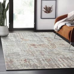 Milas Beige 7 ft. 9 in. x 10 ft. 2 in. Oriental Polypropylene Area Rug by Abani -Abani Sales beige abani area rugs mil180a 8 31 1000