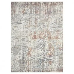 Milas Beige 7 ft. 9 in. x 10 ft. 2 in. Oriental Polypropylene Area Rug by Abani