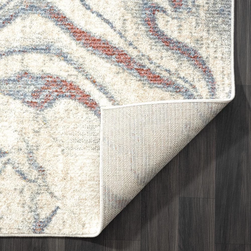 Milas Beige 6 ft. x 9 ft. Abstract Polypropylene Area Rug by Abani 8 Milas Beige 6 ft. x 9 ft. Abstract Polypropylene Area Rug by Abani - Image 6