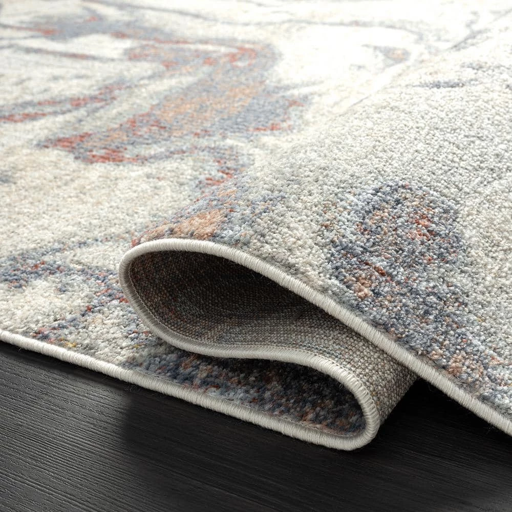 Milas Beige 6 ft. x 9 ft. Abstract Polypropylene Area Rug by Abani 7 Milas Beige 6 ft. x 9 ft. Abstract Polypropylene Area Rug by Abani - Image 5