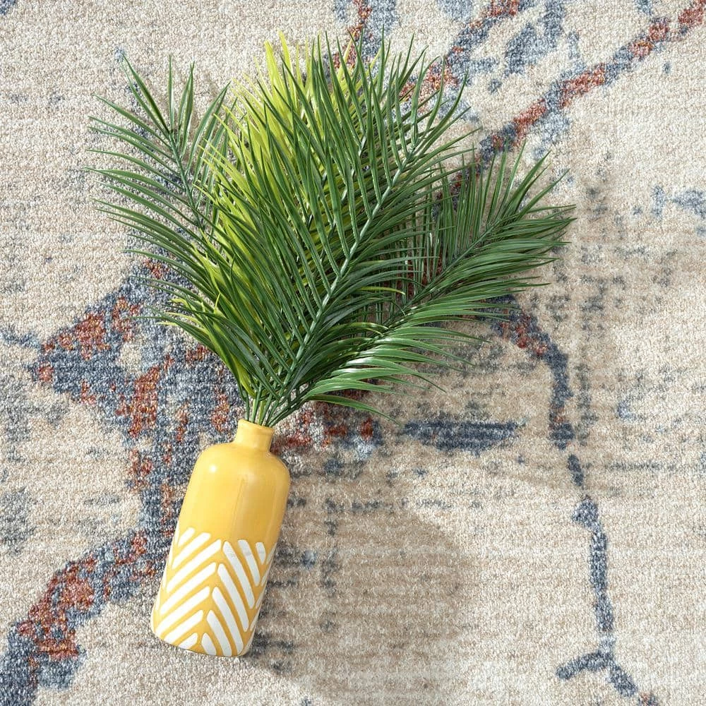 Milas Beige 6 ft. x 9 ft. Abstract Polypropylene Area Rug by Abani 10 Milas Beige 6 ft. x 9 ft. Abstract Polypropylene Area Rug by Abani - Image 8