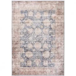 Paloma Beige 6 ft. x 9 ft. Oriental Polyester Area Rug by Abani