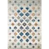 Porto Beige 7 ft. 9 in. x 10 ft. 2 in. Polka Dot Polypropylene Area Rug by Abani -Abani Sales beige abani area rugs prt100a 8 64 1000