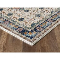 Porto Beige 5 ft. 3 ft. x 7 ft. 6 in. Oriental Polypropylene Area Rug by Abani -Abani Sales beige abani area rugs prt150a 5 c3 1000