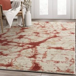 Sedona Beige 7 ft. 9 in. x 10 ft. 2 in. Abstract Polypropylene Area Rug by Abani -Abani Sales beige abani area rugs sed180a 8 31 1000