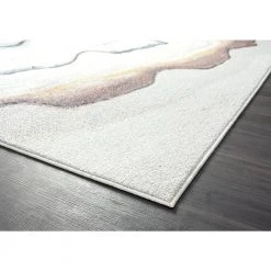 Venus Beige 4 ft. x 6 ft. Abstract Polypropylene Area Rug by Abani -Abani Sales beige abani area rugs vns100a 4 c3 1000
