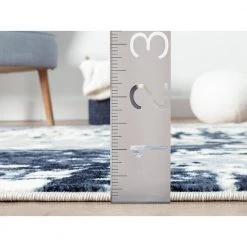 Arto Blue 6 ft. x 9 ft. Distressed Polypropylene Area Rug by Abani 15 Arto Blue 6 ft. x 9 ft. Distressed Polypropylene Area Rug by Abani -Abani Sales blue abani area rugs art220a 6 44 1000