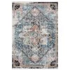 Azure Blue 6 ft. x 9 ft. Oriental Polyester Area Rug by Abani -Abani Sales blue abani area rugs azr100a 6 64 1000