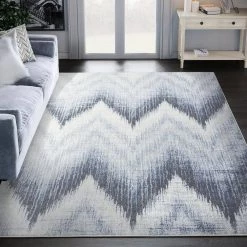 Cruz Blue 6 ft. x 9 ft. Abstract Polypropylene Area Rug by Abani -Abani Sales blue abani area rugs cru110a 6 31 1000