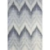 Cruz Blue 6 ft. x 9 ft. Abstract Polypropylene Area Rug by Abani