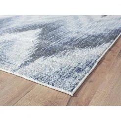 Cruz Blue 6 ft. x 9 ft. Abstract Polypropylene Area Rug by Abani -Abani Sales blue abani area rugs cru110a 6 c3 1000