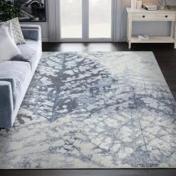Cruz Blue 6 ft. x 9 ft. Floral Polypropylene Area Rug by Abani 17 Cruz Blue 6 ft. x 9 ft. Floral Polypropylene Area Rug by Abani -Abani Sales blue abani area rugs cru150a 6 31 1000