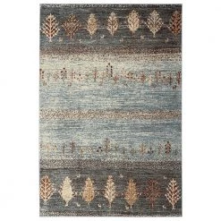 Mesa Blue 7 ft. 9 in. x 10 ft. 2 in. Abstract Polypropylene Area Rug by Abani