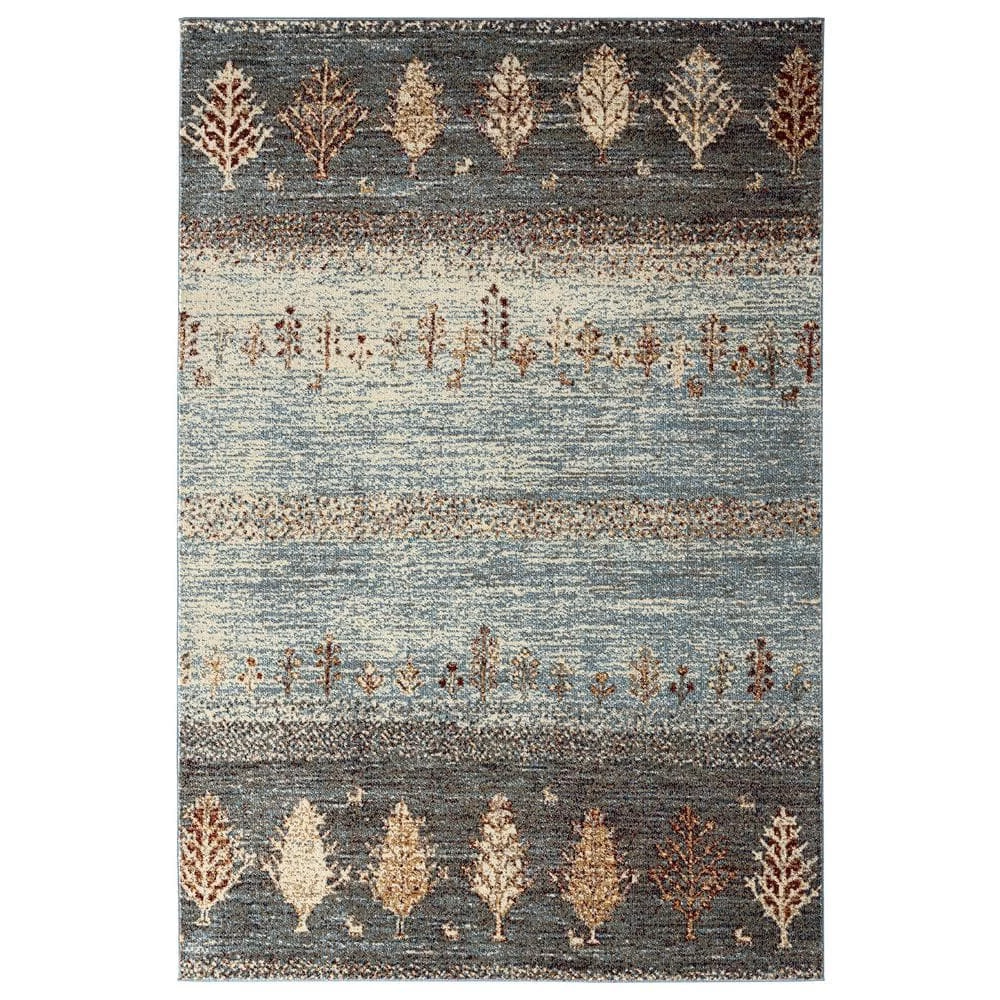 Mesa Blue 7 ft. 9 in. x 10 ft. 2 in. Abstract Polypropylene Area Rug by Abani 3 Mesa Blue 7 ft. 9 in. x 10 ft. 2 in. Abstract Polypropylene Area Rug by Abani