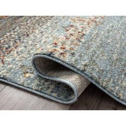 Mesa Blue 7 ft. 9 in. x 10 ft. 2 in. Abstract Polypropylene Area Rug by Abani 12 Mesa Blue 7 ft. 9 in. x 10 ft. 2 in. Abstract Polypropylene Area Rug by Abani -Abani Sales blue abani area rugs mes140a 8 c3 1000