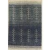 Mesa Blue 5 ft. 3 ft. x 7 ft. 6 in. Abstract Polypropylene Area Rug by Abani