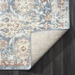 Milas Blue 7 ft. 9 in. x 10 ft. 2 in. Oriental Polypropylene Area Rug by Abani -Abani Sales blue abani area rugs mil100a 8 1f 1000