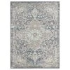 Milas Blue 6 ft. x 9 ft. Oriental Polypropylene Area Rug by Abani