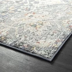 Milas Blue 6 ft. x 9 ft. Oriental Polypropylene Area Rug by Abani 15 Milas Blue 6 ft. x 9 ft. Oriental Polypropylene Area Rug by Abani -Abani Sales blue abani area rugs mil130a 6 c3 1000