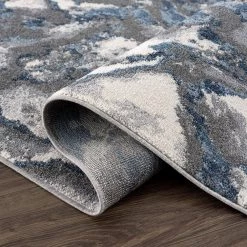 Abani Rugs MIST MIS120A Abstract Blue 5 ft. 3 in. x 7 ft. 6 in. Area Rug 12 Abani Rugs MIST MIS120A Abstract Blue 5 ft. 3 in. x 7 ft. 6 in. Area Rug -Abani Sales blue abani area rugs mis120a 5 c3 1000