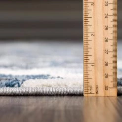 Abani Rugs MIST MIS120A Abstract Blue 5 ft. 3 in. x 7 ft. 6 in. Area Rug 16 Abani Rugs MIST MIS120A Abstract Blue 5 ft. 3 in. x 7 ft. 6 in. Area Rug -Abani Sales blue abani area rugs mis120a 5 fa 1000