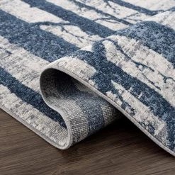 Abani Rugs MIST MIS140A Blue 5 ft. 3 in. x 7 ft. 6 in. Trees Area Rug 12 Abani Rugs MIST MIS140A Blue 5 ft. 3 in. x 7 ft. 6 in. Trees Area Rug -Abani Sales blue abani area rugs mis140a 5 c3 1000