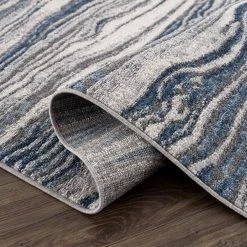 Abani Rugs MIST MIS150A Lined Blue 4 ft. x 6 ft. Modern Area Rug 12 Abani Rugs MIST MIS150A Lined Blue 4 ft. x 6 ft. Modern Area Rug -Abani Sales blue abani area rugs mis150a 4 c3 1000