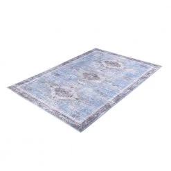 Abani Rugs Molana MOL120A Vintage Blue 7 ft. 9 in. x 10 ft. 2 in. Turkish Area Rug -Abani Sales blue abani area rugs mol120a 8 4f 1000