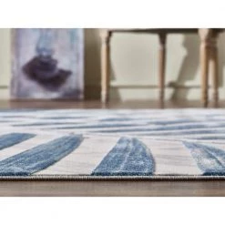 Nova Blue 9 ft. x 12 ft. Abstract Polyester Area Rug by Abani 14 Nova Blue 9 ft. x 12 ft. Abstract Polyester Area Rug by Abani -Abani Sales blue abani area rugs nov110a 9 1f 1000