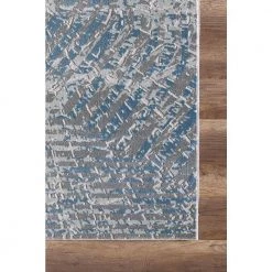 Nova Blue 5.3 ft. x 7.6 ft. Abstract Polyester Area Rug by Abani 11 Nova Blue 5.3 ft. x 7.6 ft. Abstract Polyester Area Rug by Abani -Abani Sales blue abani area rugs nov160a 5 40 1000