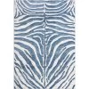 Nova Blue 9 ft. x 12 ft. Abstract Polyester Area Rug by Abani -Abani Sales blue abani area rugs nov170a 9 64 1000
