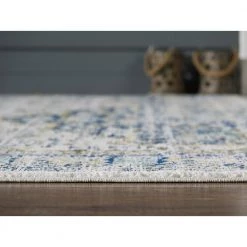 Porto Blue 4 ft. x 6 ft. Oriental Polypropylene Area Rug by Abani -Abani Sales blue abani area rugs prt160a 4 1f 1000