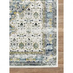 Porto Blue 4 ft. x 6 ft. Oriental Polypropylene Area Rug by Abani -Abani Sales blue abani area rugs prt160a 4 40 1000