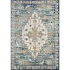 Porto Blue 4 ft. x 6 ft. Oriental Polypropylene Area Rug by Abani -Abani Sales blue abani area rugs prt170a 4 64 1000