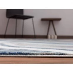 Porto Blue 3 ft. x 5 ft. Abstract Polypropylene Area Rug by Abani -Abani Sales blue abani area rugs prt200a 3 4f 1000