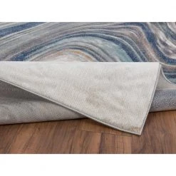 Porto Blue 3 ft. x 5 ft. Abstract Polypropylene Area Rug by Abani -Abani Sales blue abani area rugs prt200a 3 c3 1000