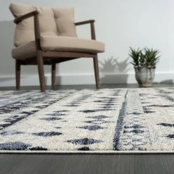 Sedona Blue 7 ft. 9 in. x 10 ft. 2 in. Oriental Polypropylene Area Rug by Abani -Abani Sales blue abani area rugs sed210a 8 44 1000