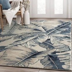 Sedona Blue 7 ft. 9 in. x 10 ft. 2 in. Abstract Polypropylene Area Rug by Abani -Abani Sales blue abani area rugs sed220a 8 31 1000