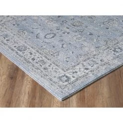Troy Blue 7 ft. 9 in. x 10 ft. 2 in. Oriental Polypropylene Area Rug by Abani 12 Troy Blue 7 ft. 9 in. x 10 ft. 2 in. Oriental Polypropylene Area Rug by Abani -Abani Sales blue abani area rugs try110a 8 1f 1000