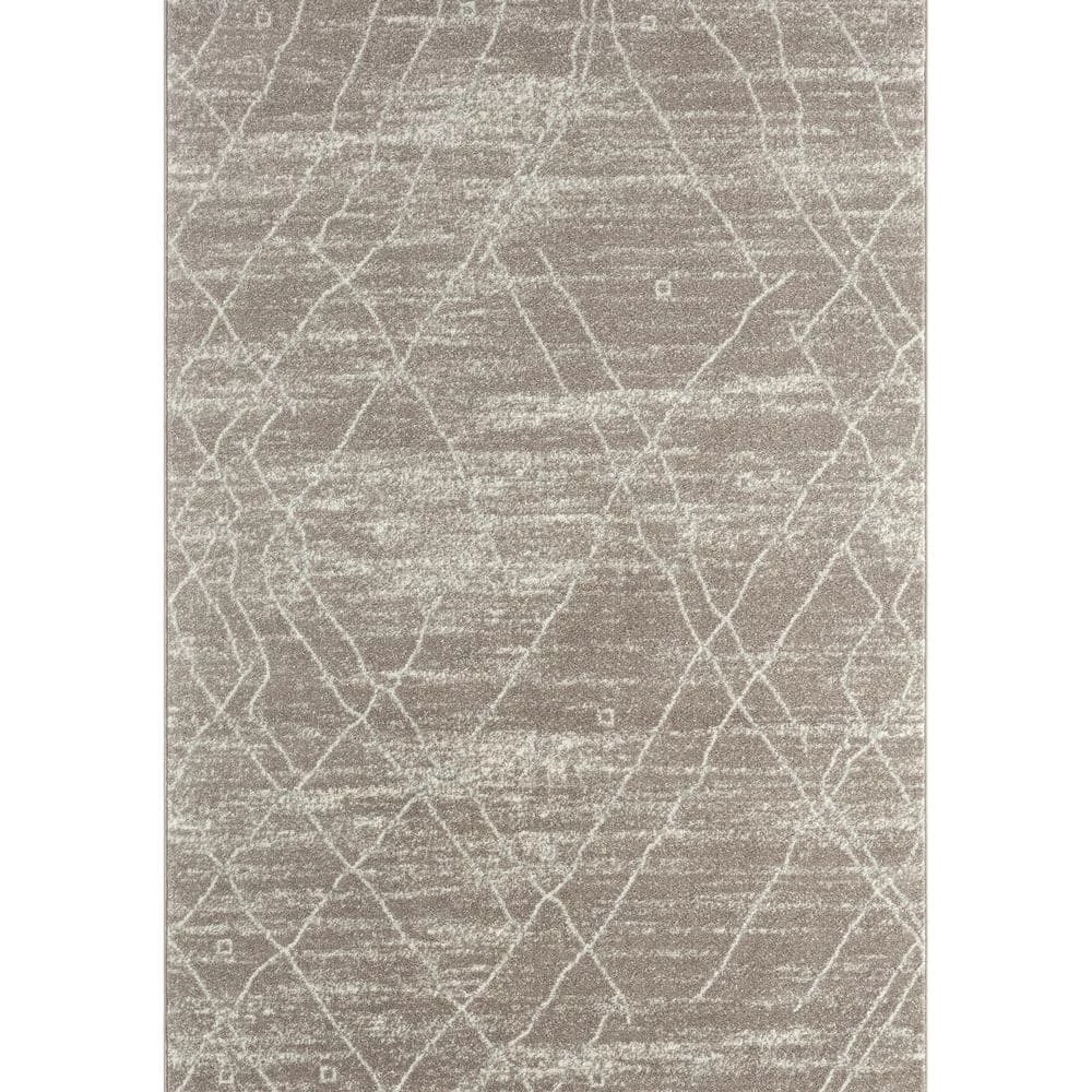 Casa Brown 6 ft. x 9 ft. Abstract Polypropylene Area Rug by Abani 3 Casa Brown 6 ft. x 9 ft. Abstract Polypropylene Area Rug by Abani