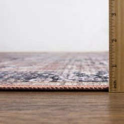 Abani Rugs Lola LOL150A Brown 7 ft. 9 in. x 10 ft. 2 in. Medallion Area Rug -Abani Sales brown abani area rugs lol150a 8 1f 1000