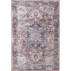 Abani Rugs Lola LOL150A Brown 7 ft. 9 in. x 10 ft. 2 in. Medallion Area Rug -Abani Sales brown abani area rugs lol150a 8 64 1000